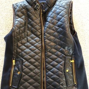 Faux Leather Vest